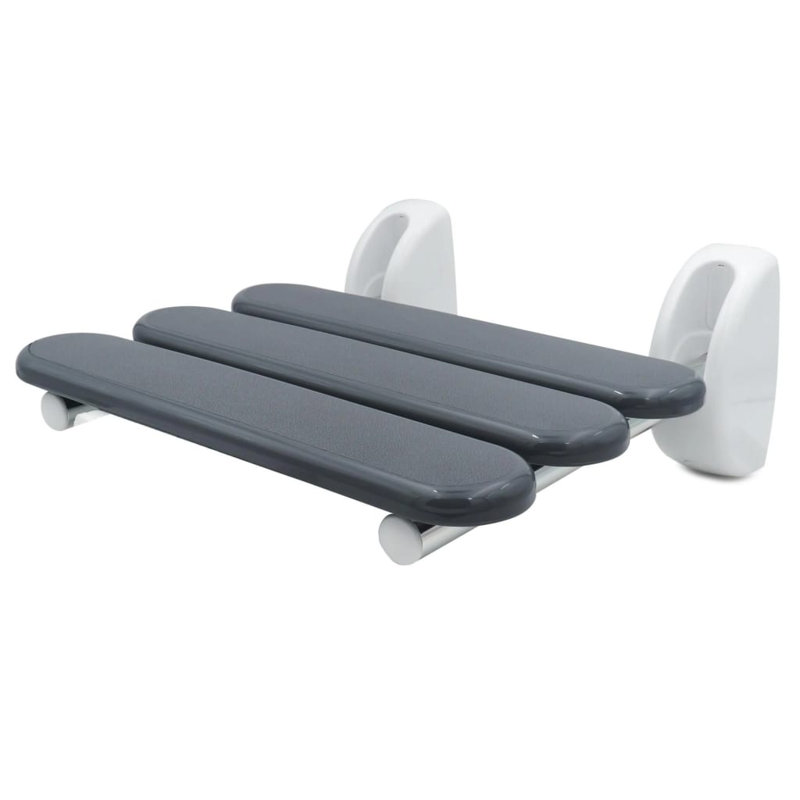 Ridder FOld-Down Shower Seat Pro, Grey/White