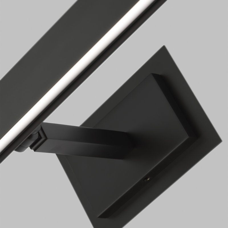 Bau Dimmable LED Wall Mounted Picture Light, Nightshade Black, 3" H x 30" W x 8" D