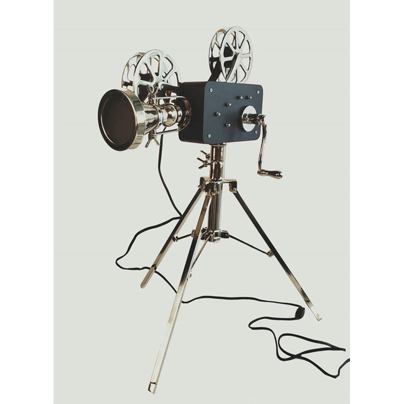 36'' Black Tripod Floor Lamp