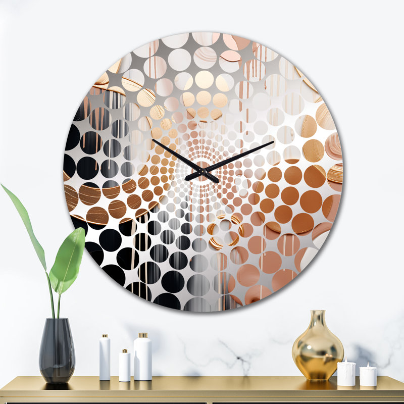 Adayshia - Horloge murale formes abstraites, Grand