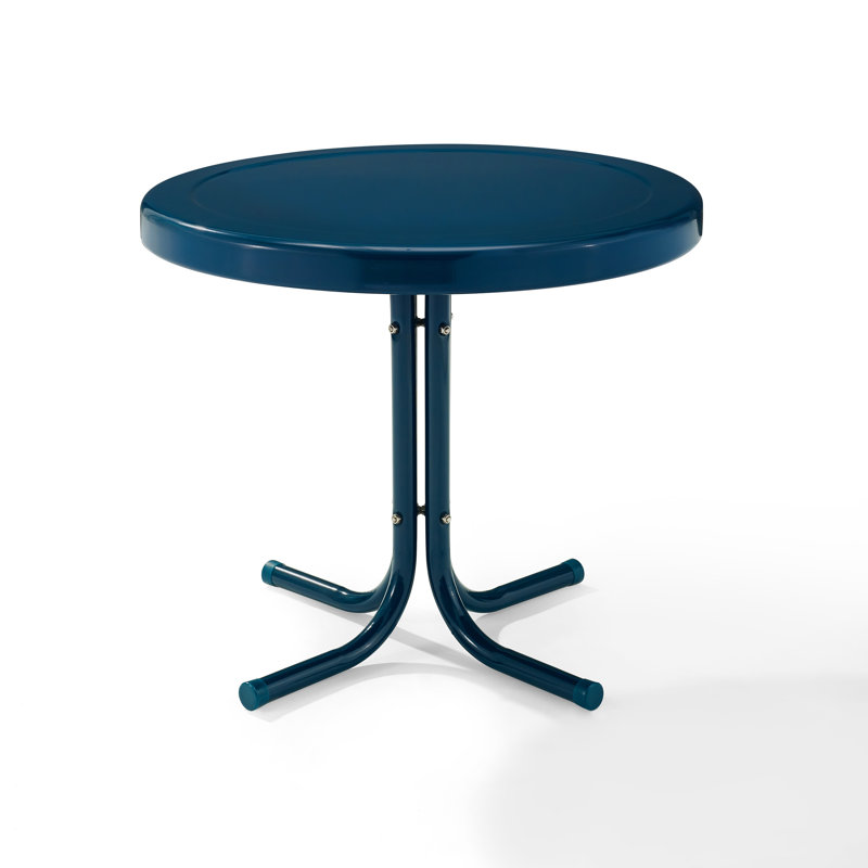 Table d'appoint en acier Burley, Lustre marine