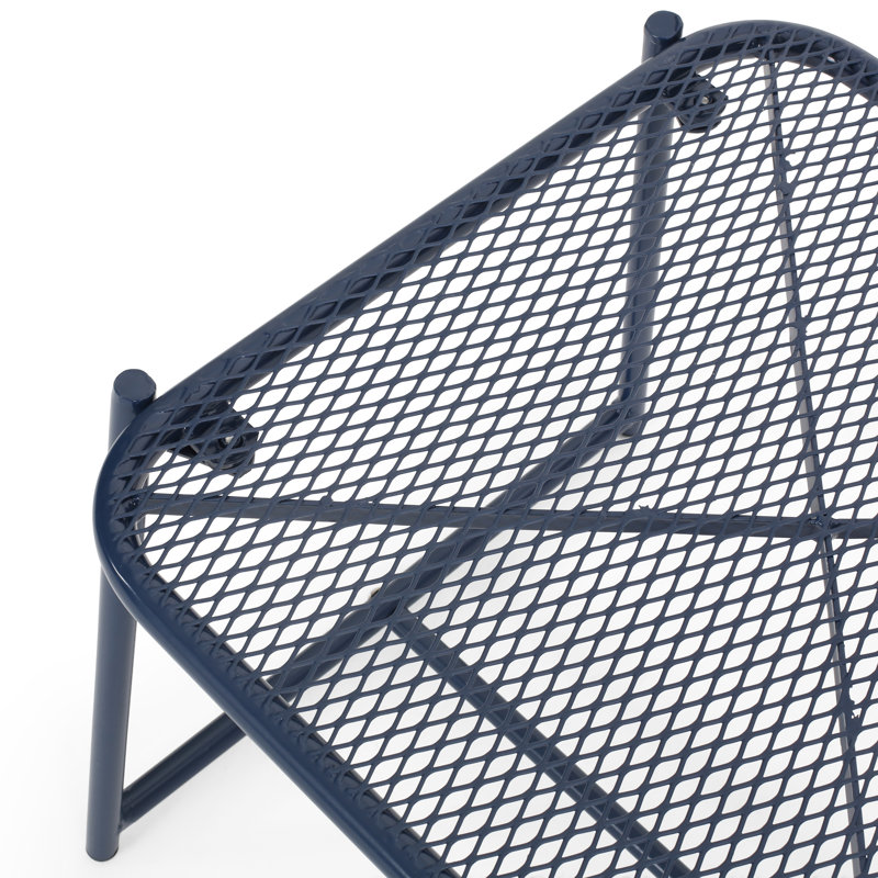 Ensemble de conversation 3 pièces Aynslie, Bleu marine mat