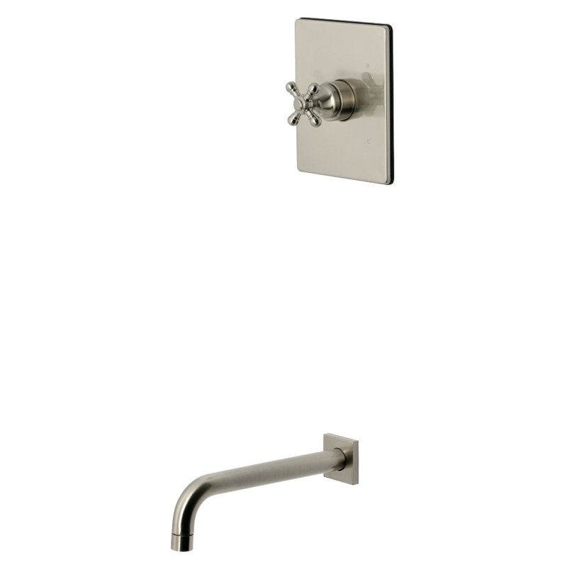 Kingston Brass Metropolitan Single-Handle Pressure Balanced Tub Faucet, Brushed Nickel