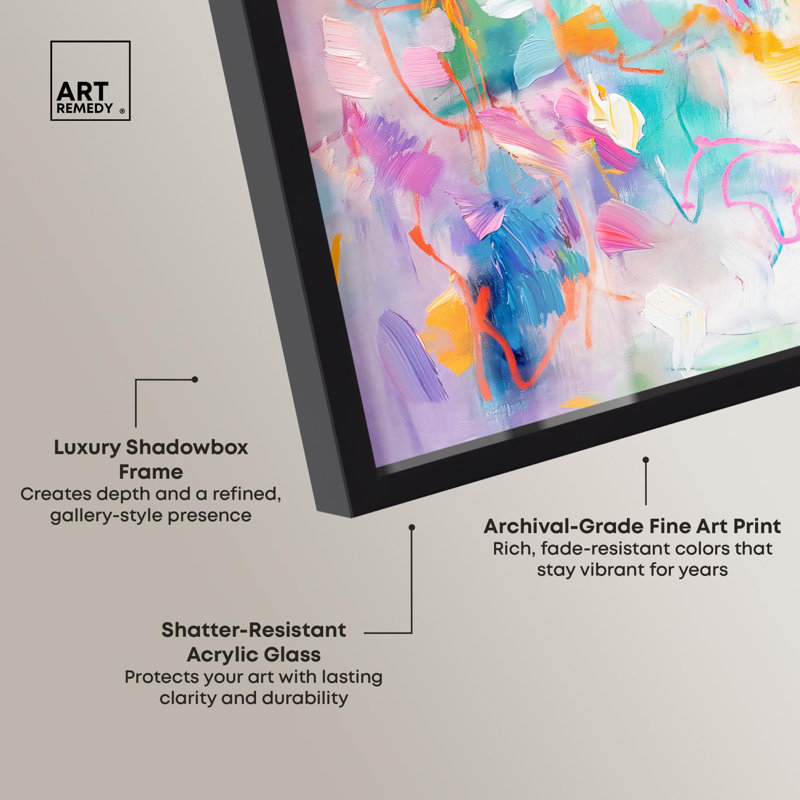 «Im Coming Up III Shadowbox Print Bright Decor» par Art Remedy, H 17 po x l 21 po, Noir