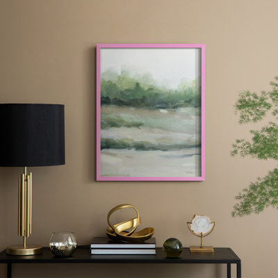 «Faded Morning II», reproduction encadrée - bois massif
