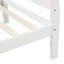 Lit plateforme avec base de lit en bois et sommier avec base de lit et support de lattes en bois-116011766