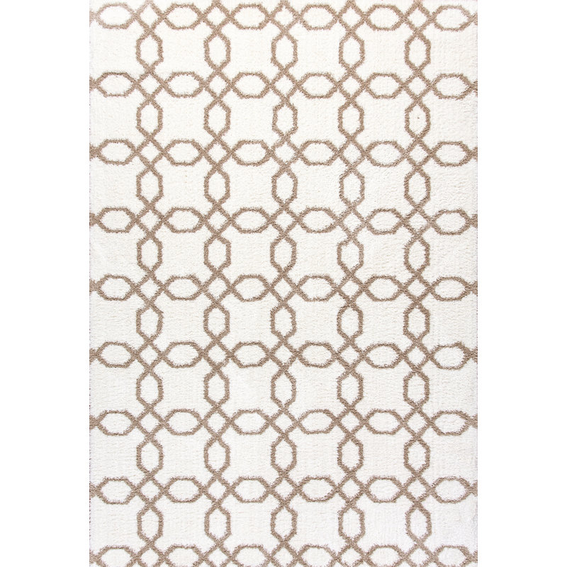 Tapis blanc/beige Lowes, Rectangle 2 pi x 3 pi 3 po