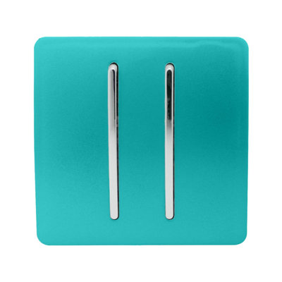 Trendi Switch 2 Gang Retractive Home Automation Switch