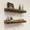 Bouley Solid Wood Wall Mounted Wine Glass Rack