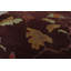 Tapis de style transitionnel aubergine en laine noué à la main 2 pi 8 po x 7 pi 9 po