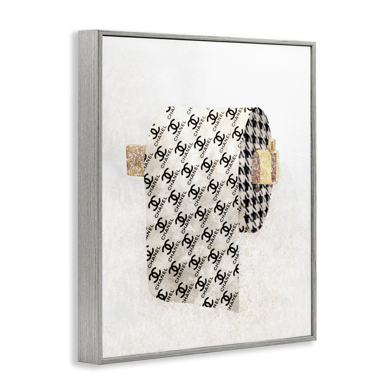 Créateur de papier hygiénique Fashion Glam, Estampe numérique Farmhouse, H 14 po x l 11 po