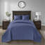 Ensemble de couvre-lit réversible bleu marine-131602786-131602795