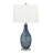 Bitonto 29" Light Blue and Red Table Lamp with USB Port