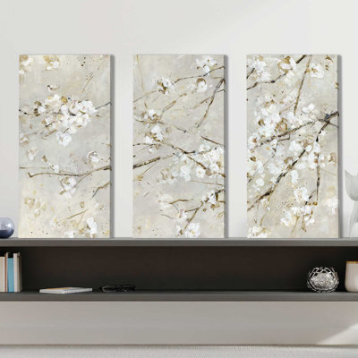 " Blossom Confetti " by Sally Swatland 3 - Pieces Painting Print
