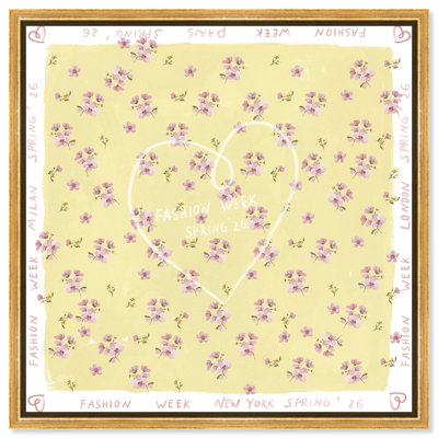 Butter Spring Fashion Print by Oliver Gal