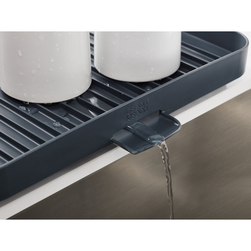 Y-Rack 2-Tier Dish Rack, Gray