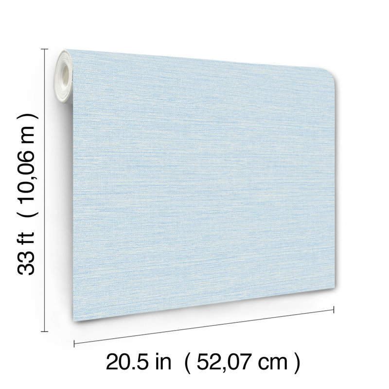 Papier peint agave bleu ciel aggloméré, Bleu ciel