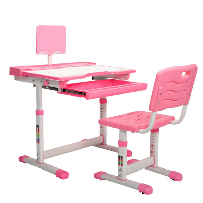 Height Adjusting Kid’s Desk and Chair Set