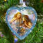 Limited Edition 5.5'' Glass Hanging Figurine Ornament
