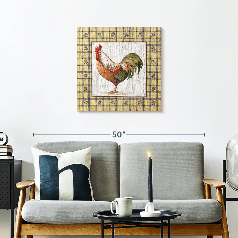 Crowle Rooster On Wood