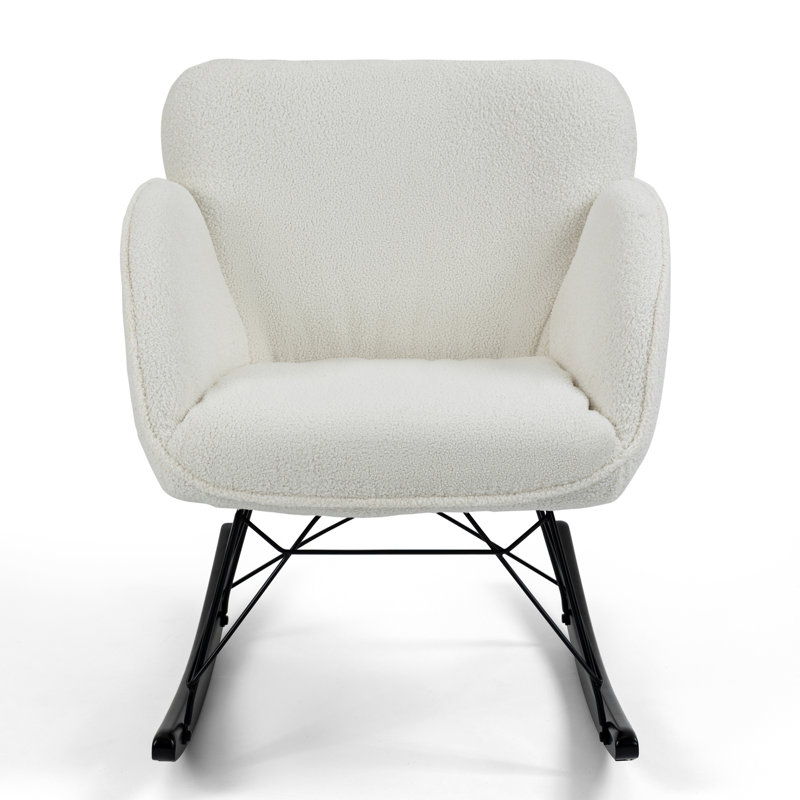 Chaise berçante en métal Jiyah