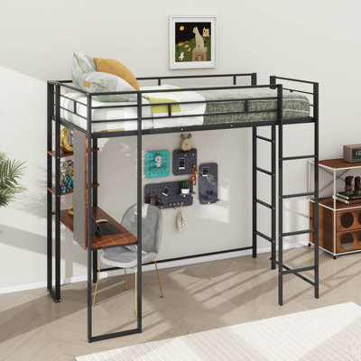 Lit mezzanine simple pour enfants Emberlynn