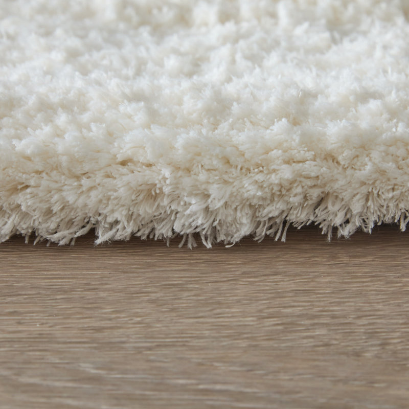 Tapis moderne Frena, Rectangle 9 pi x 12 pi, Blanc