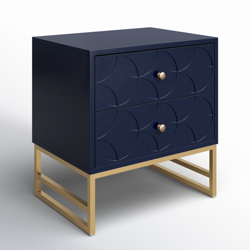 Etta Avenue™ Keeya 2 - Drawer Nightstand & Reviews | Wayfair