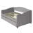 Twin Size Daybed With Two Drawers In Gray - And Stylish Addition Upholstery Add Style To Your Home-700864603