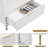 Fluted 5-Drawer Tall Dresser, Modern Wooden Storage Chest with Deep Drawers & Wide Top, Bedroom Organizer for Living Room, Hallway, Kids’ Room-1065902348