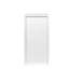 Armoire blanche pour ranger le vin et les dossiers dans le salon