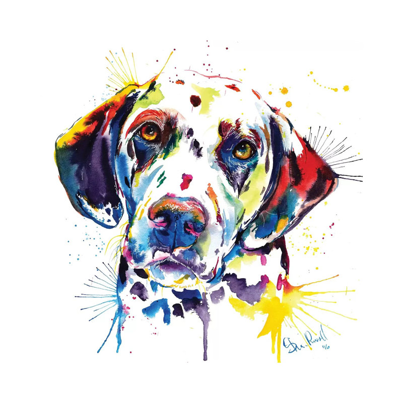 Dalmatian by Weekday Best - Wrapped Canvas Print, 66.04 cm H x 66.04 cm W x 3.175 cm D