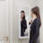 Wall Bulit-In Ironing Board Cabinet with Mirror