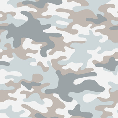 Kids and Teens Collection Camo Wallpaper Roll