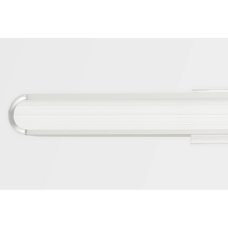 Starkey - LED Bath Bracket - Medium - Aged Brass Frame - Clear Diffuser, Polished Nickel