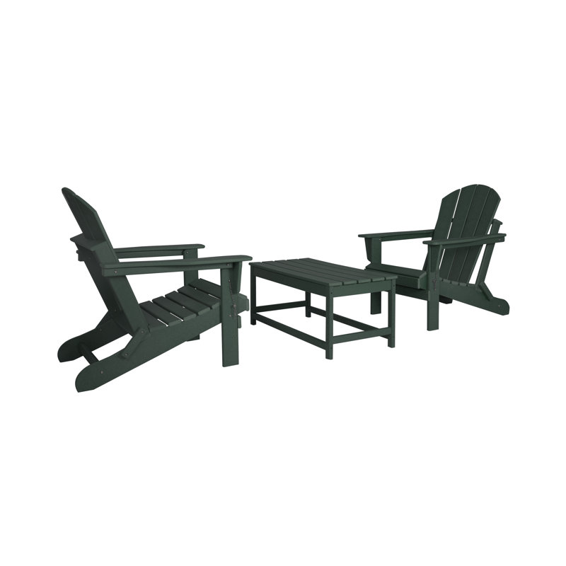 Chaise Adirondack pliante Laguna, Vert foncé