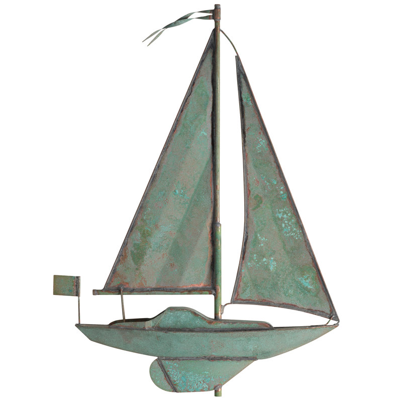 Girouette en cuivre, Vert-de-gris