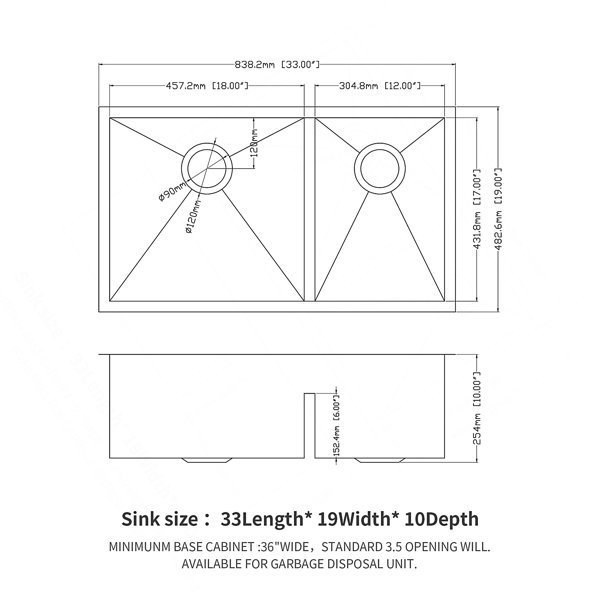 Dimensions du produit