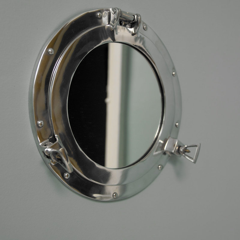 Shelor Metal Flat Wall Mirror