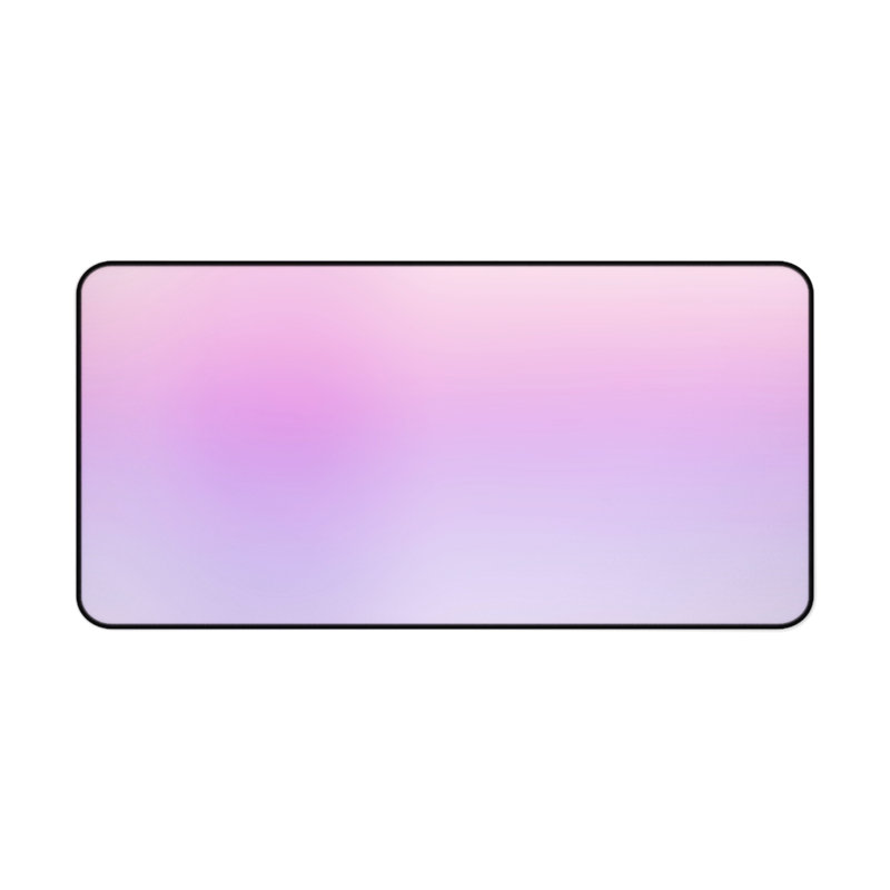 Polyester Desk Pad, 31cm H x 36.5cm W x 0.25cm D, Pink
