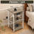 Carbin 22.8"H Tall Nightstand with Power Outlets & USB for Bedroom, End Table with 3-Tier Adjustable Shelf, Farmhouse Side Table for Small Spaces, Couch Table For Living Room-1725009608