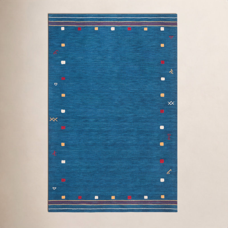 Tapis bleu Danette, Rectangle 9 pi x 12 pi