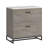Wood Lateral File With Full-Extension Slides, Brown
