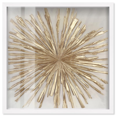 «Golden Zenith Shadowbox Print Elegant Nature Art» par Art Remedy