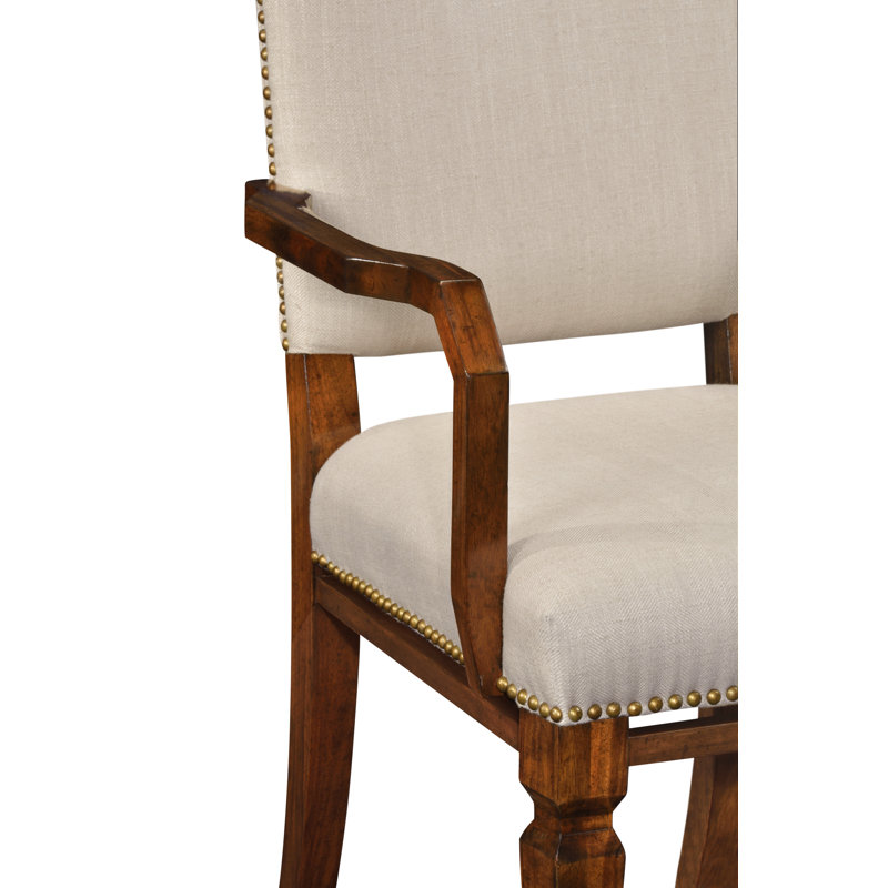 Camden Upholstered Arm Chair, Tan