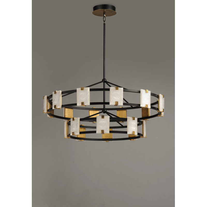 Dinah 20 - Light Dimmable LED Tiered Chandelier