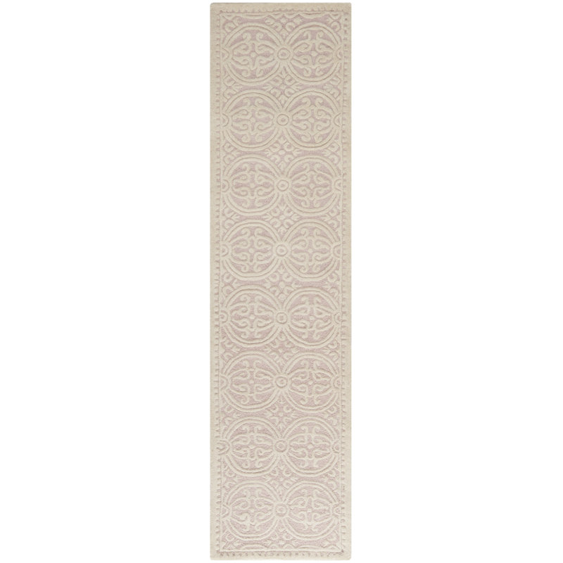 Tapis géométrique en laine touffeté à la main Ame, Rectangle de 10 pi x 14 pi