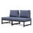 Versatile Weather-Resistant Sofa with Space-Saving Design for Relaxation