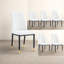 Ensemble de 6 chaises de salle à manger à dossier haut Comfort