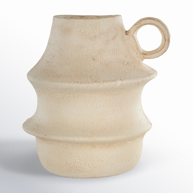 Paper Mache Table Vase, 14.35" H x 12.05" W x 11.5" D